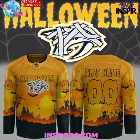 -Nashville Predators Halloween 2024 Special Edition Hockey Jersey