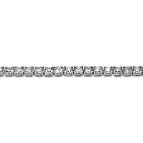 7.5 Platinum Brilliant Cut diamond Tennis Bracelet 8.80cts