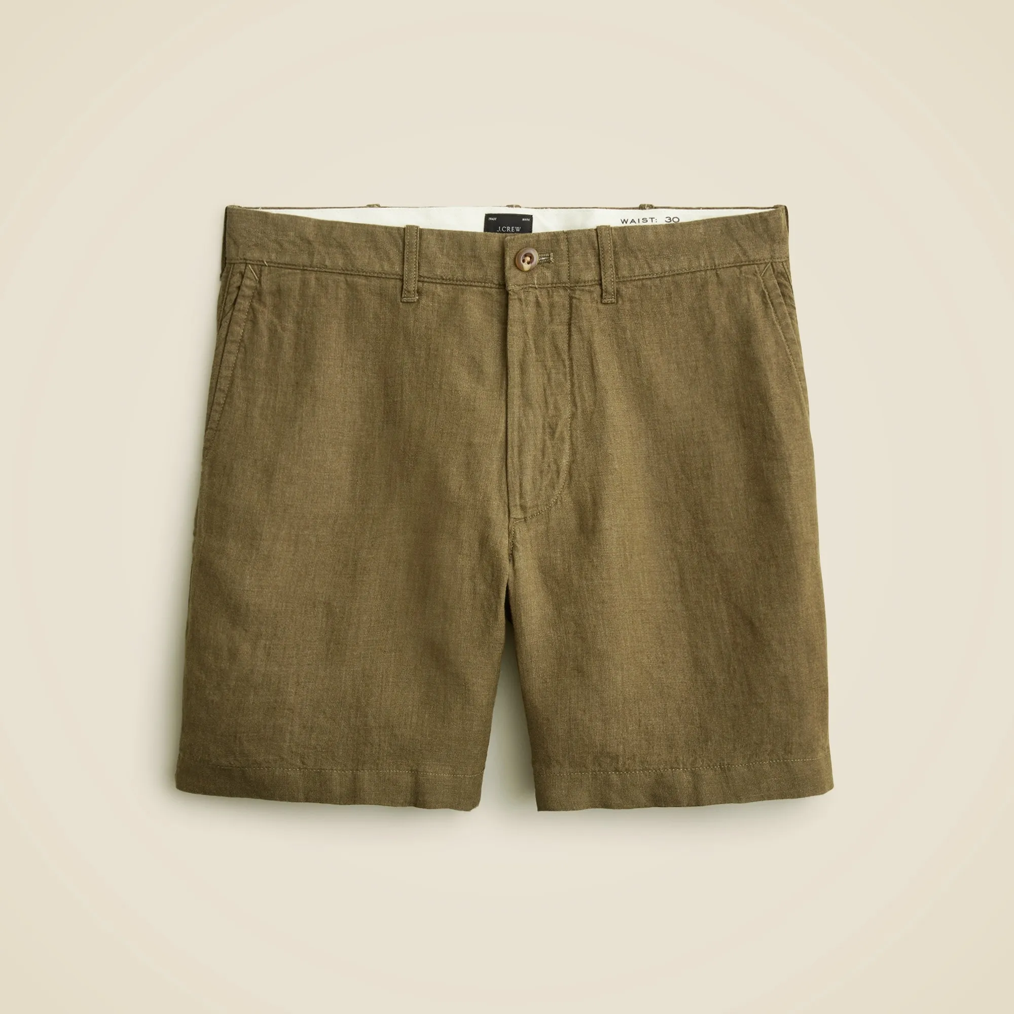 7" linen short