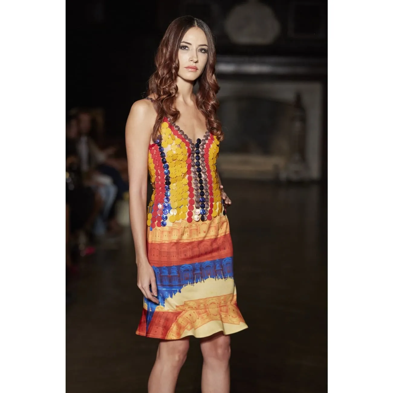 Amaara Stripe Printed Skirt