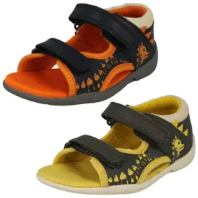 Boys Clarks Casual Sandals Fudgy Jump