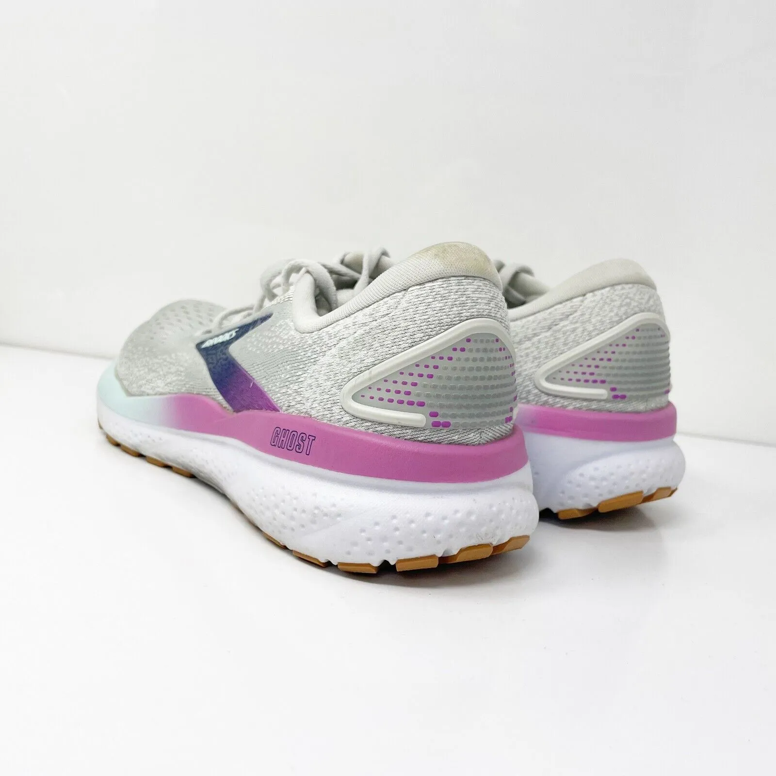 Brooks Womens Ghost 16 1204071B175 Blue Running Shoes Sneakers Size 8 B
