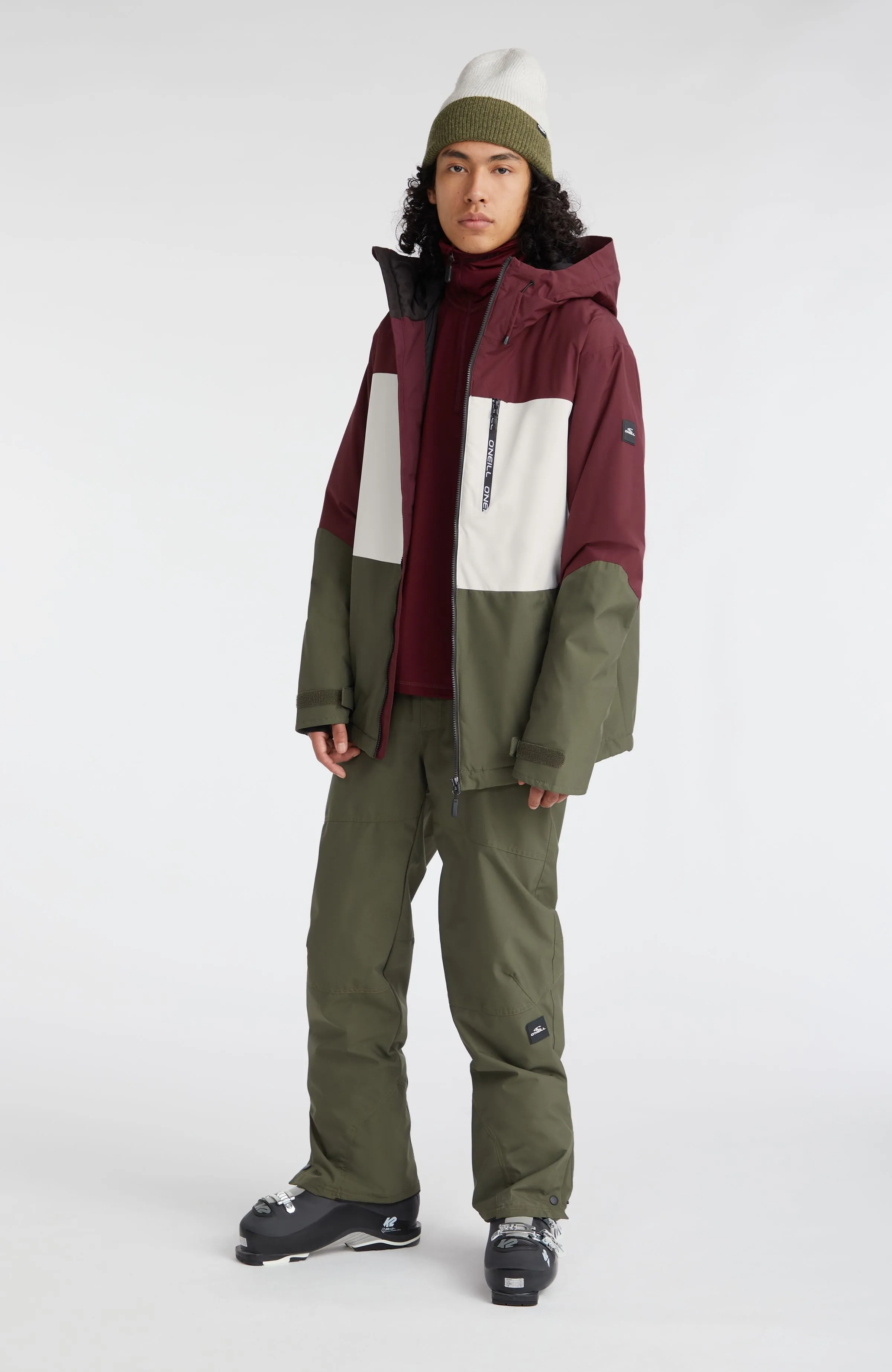 Carbonite Snow Jacket | Windsor Wine Colour Block