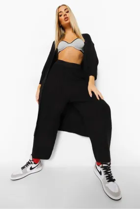 Cardigan Knitted Loungewear Set