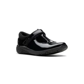 Clarks - Relda Gem T Bar 261783176f - F Fit (black Patent)