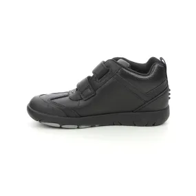 Clarks - Rex Hop Crash K 261628366f - F Fit (black Leather)