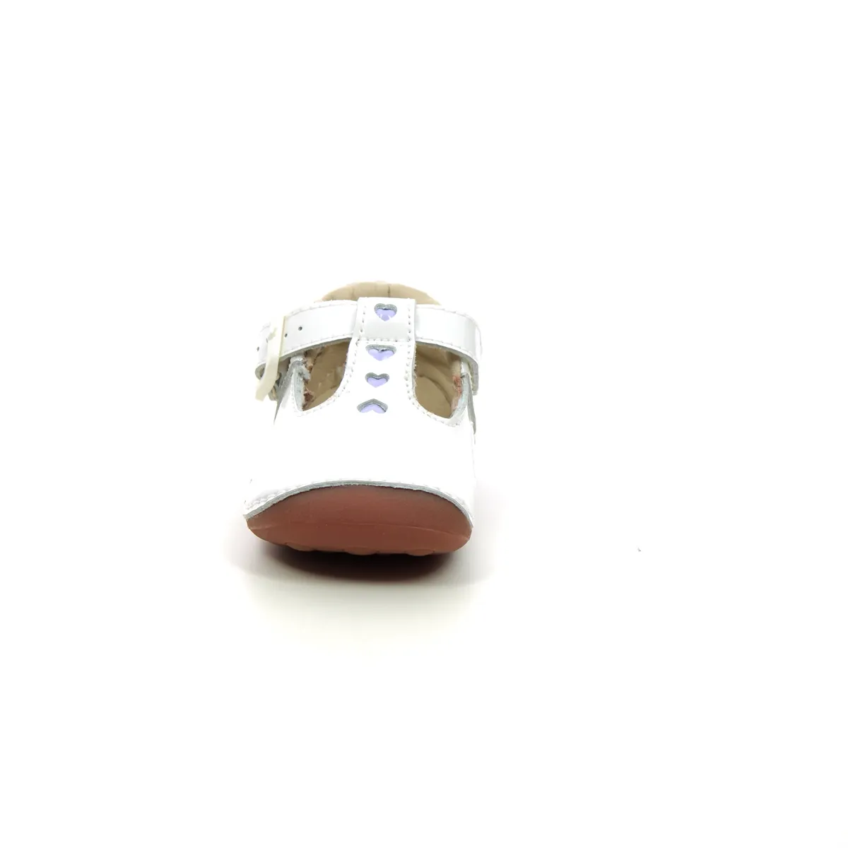 Clarks - Tiny Beat T 261715876f - F Fit (white Patent)