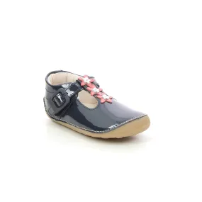 Clarks - Tiny Flower T 261625776f - F Fit (navy Patent)