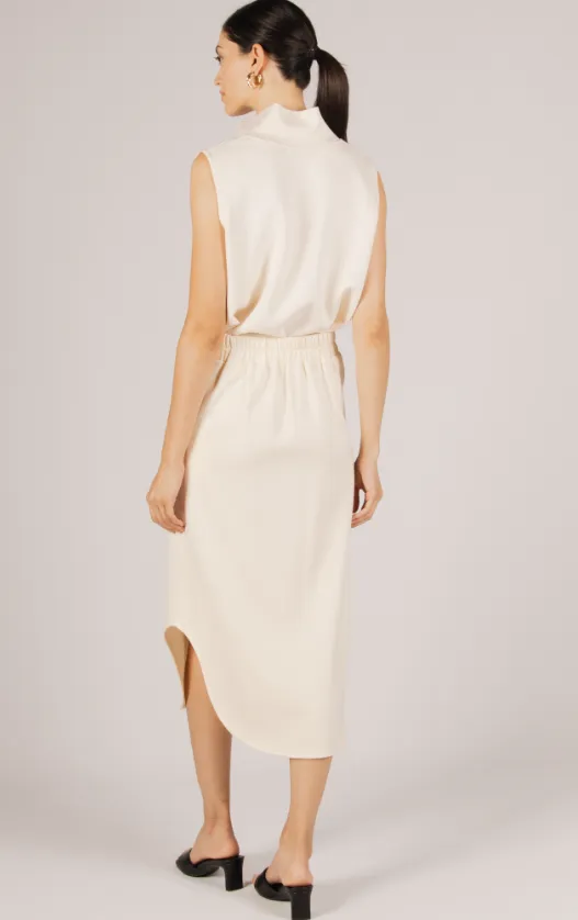 Corrine Scuba Midi Skirt