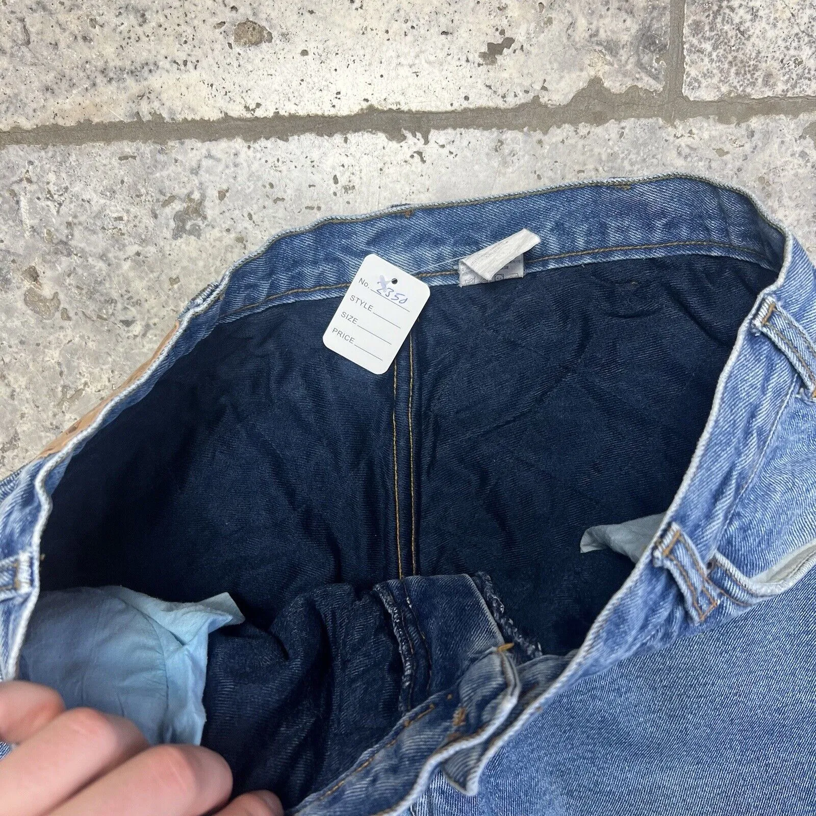Dickies Jeans Blue Denim, Lined, Mens, 34”