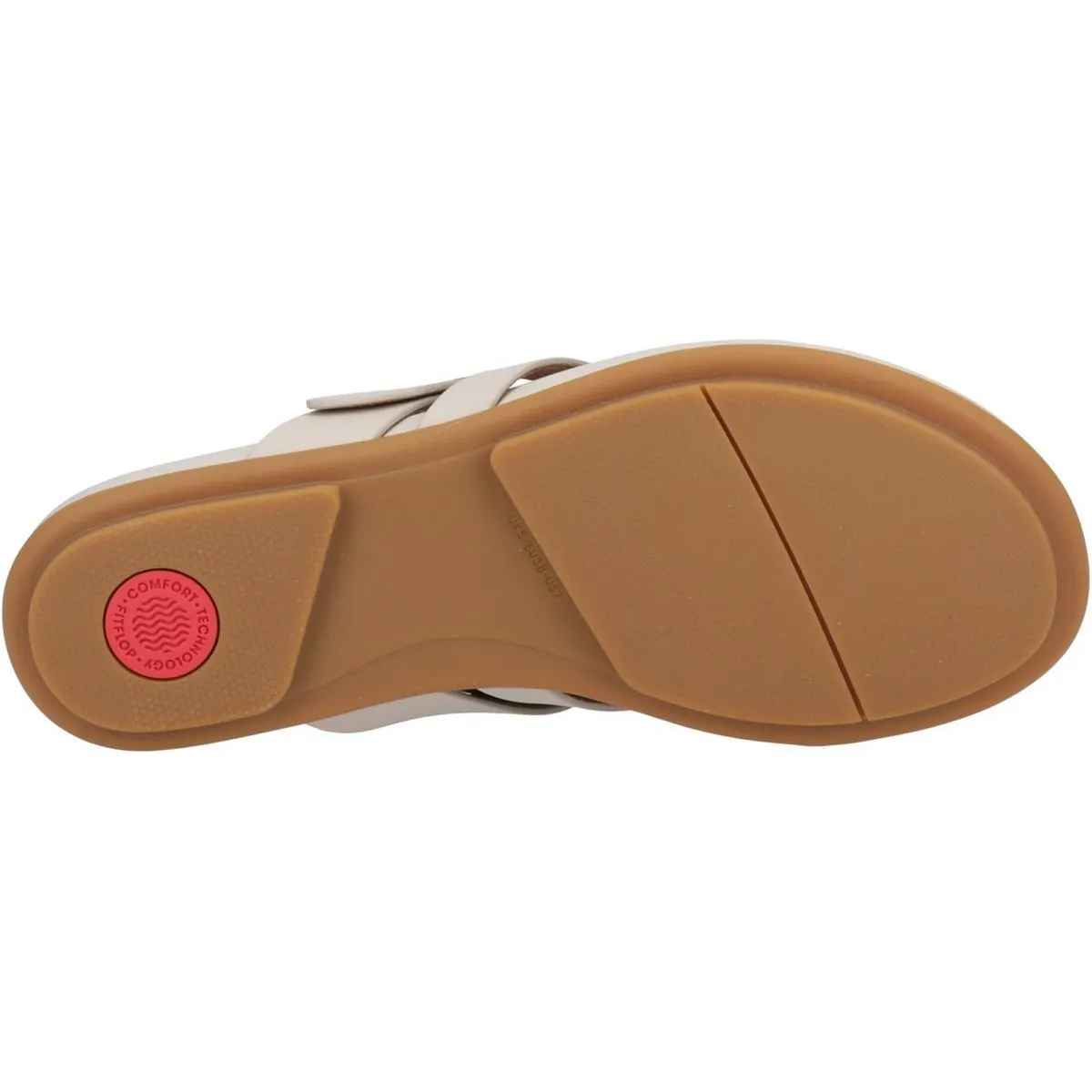 Fitflop Gracie Buckle Toe Post Sandals Stone Beige