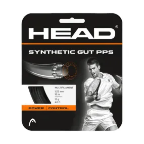 HEAD Synthetic Gut PPS 16G Tennis String (Black)