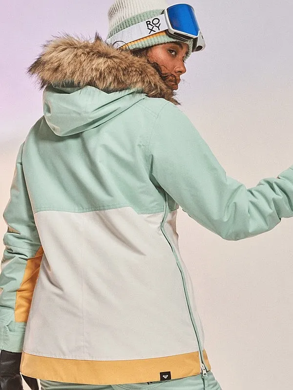 jacket Roxy Shelter - GEF0/Cameo Green - women´s