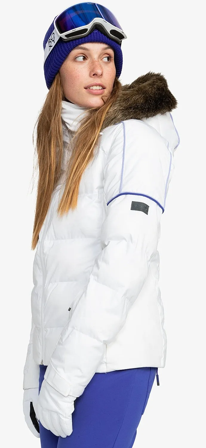 jacket Roxy Snowblizzard - WBB0/Bright White - women´s
