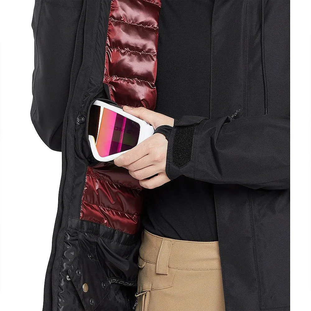 jacket Volcom Paxson 2L TDS Infrared - Black - women´s