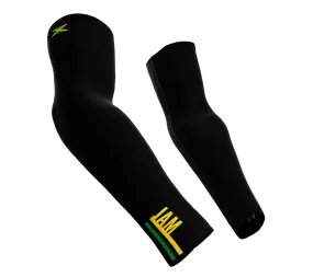 Jamaica Code Compression Arm Sleeves - Walking - Cycling - Running - Golf - Baseball - Basketball