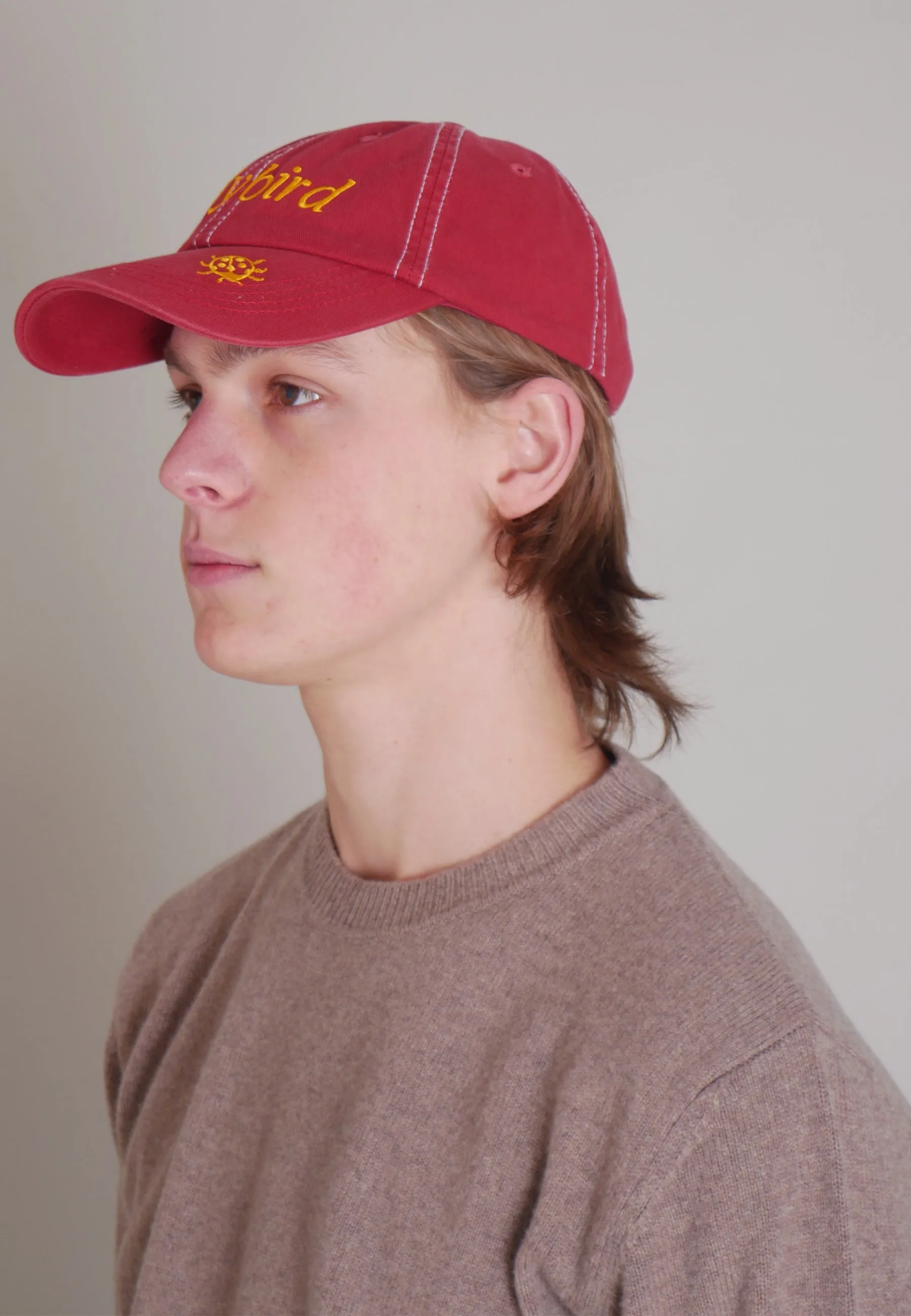 Lady Bug Baseball Cap - mat lipstick