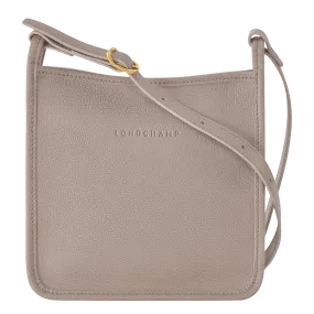 Le Foulonné S Crossbody bag Turtledove - Leather