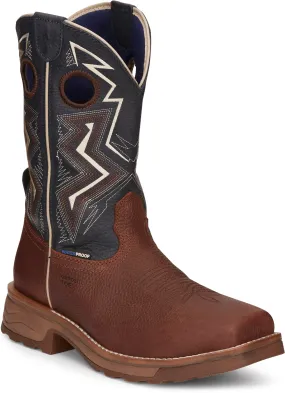 Men's Tony Lama Force 11 Wide Square Composite Toe Waterproof Work Boot