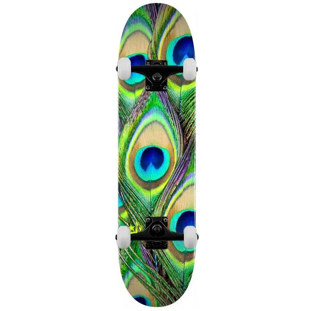 Mini Logo Complete Skateboard 18 Peacock 191 Mini Multi Colour 7.5
