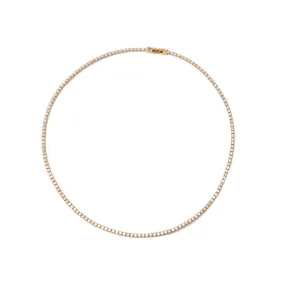 Nickho Rey Tish Tennis Necklace -  Gold