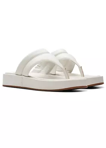 Off White Lea Alda Walk Sandals by Clarks | Look Again