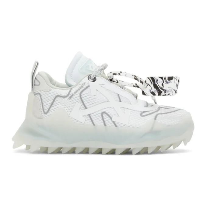 Off-White White Odsy Mesh Low-Top Sneakers