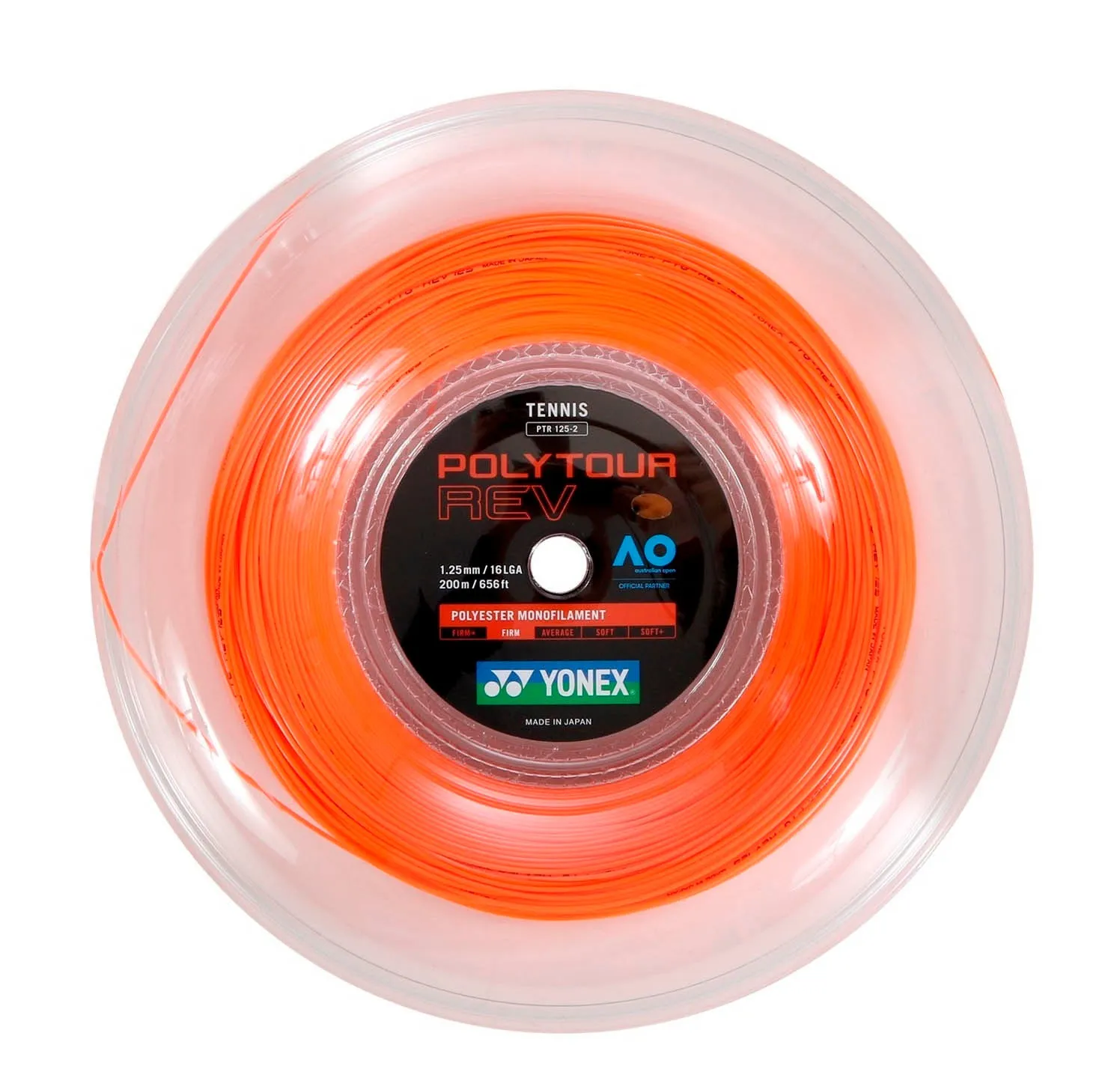 POLY TOUR REV 125 TENNIS STRING (200M) - Coli