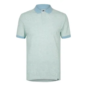 Pretty Green PG Tonal Paisley Polo