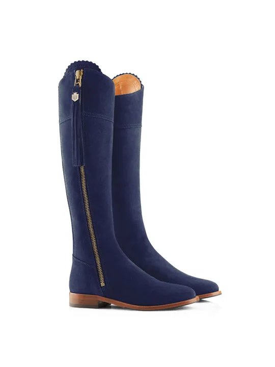 Regina       50% Off   |   Save £197.50  ink Flat Knee-high Boots        - Narrow Fit