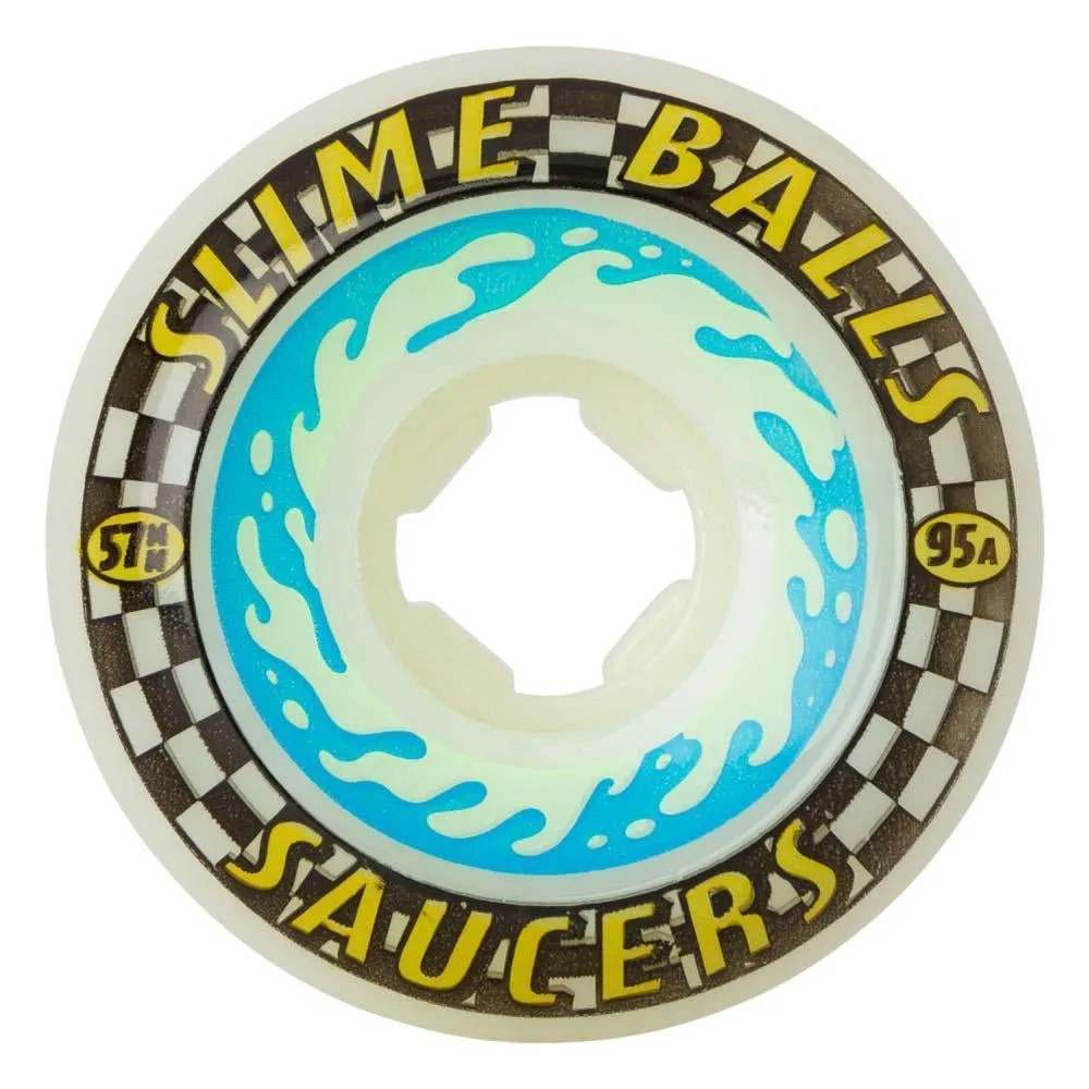 Slime Balls Skateboard Wheels Saucers 95a Multi 57mm