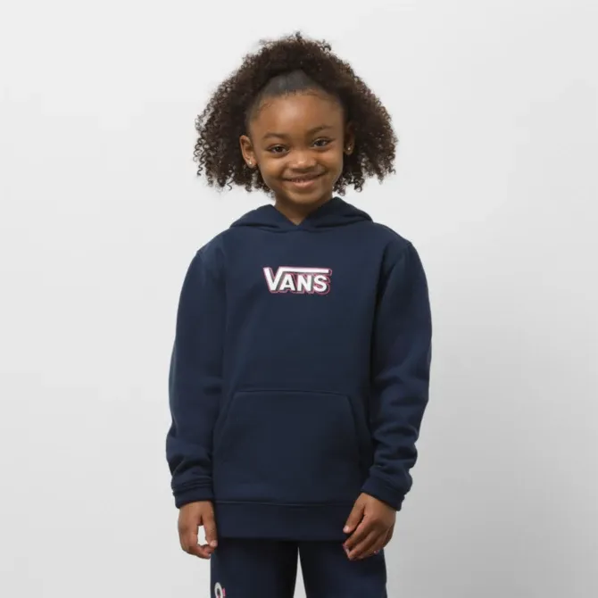 Vans Little Kids Gradient Checking Pull Over Hoodie  - Dress Blues