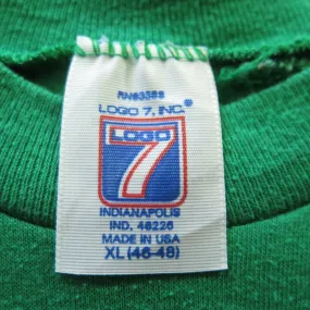 Vintage 80s Boston Celtics Lakers Busters T-Shirt XL Logo 7  50/50 Basketball