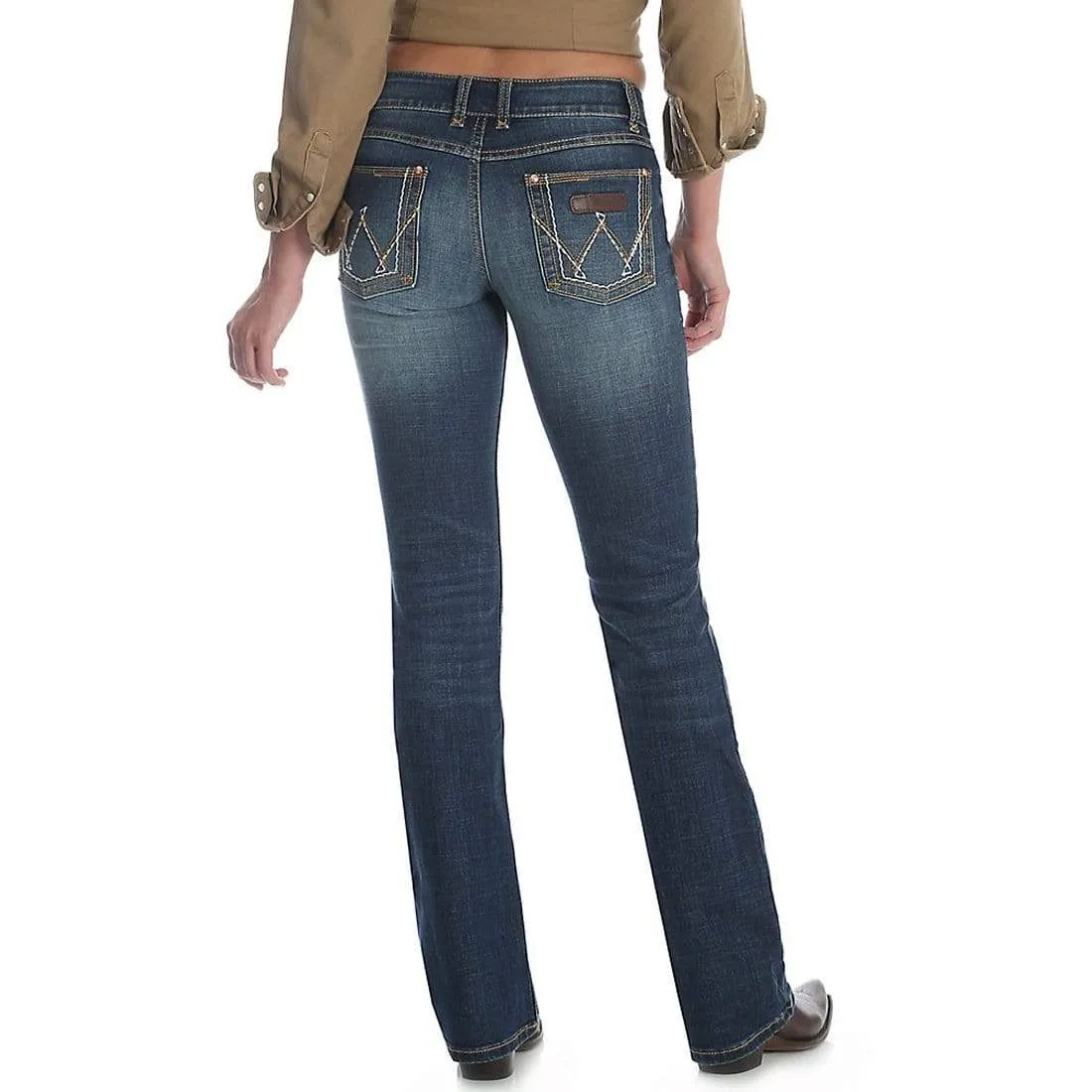 Wrangler Womens Mae Premium Patch Jeans